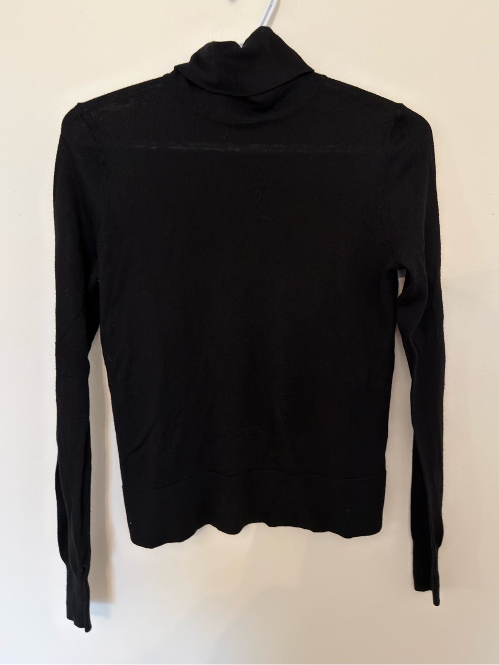Zara Black Turtleneck Knit Sweater Shirt
